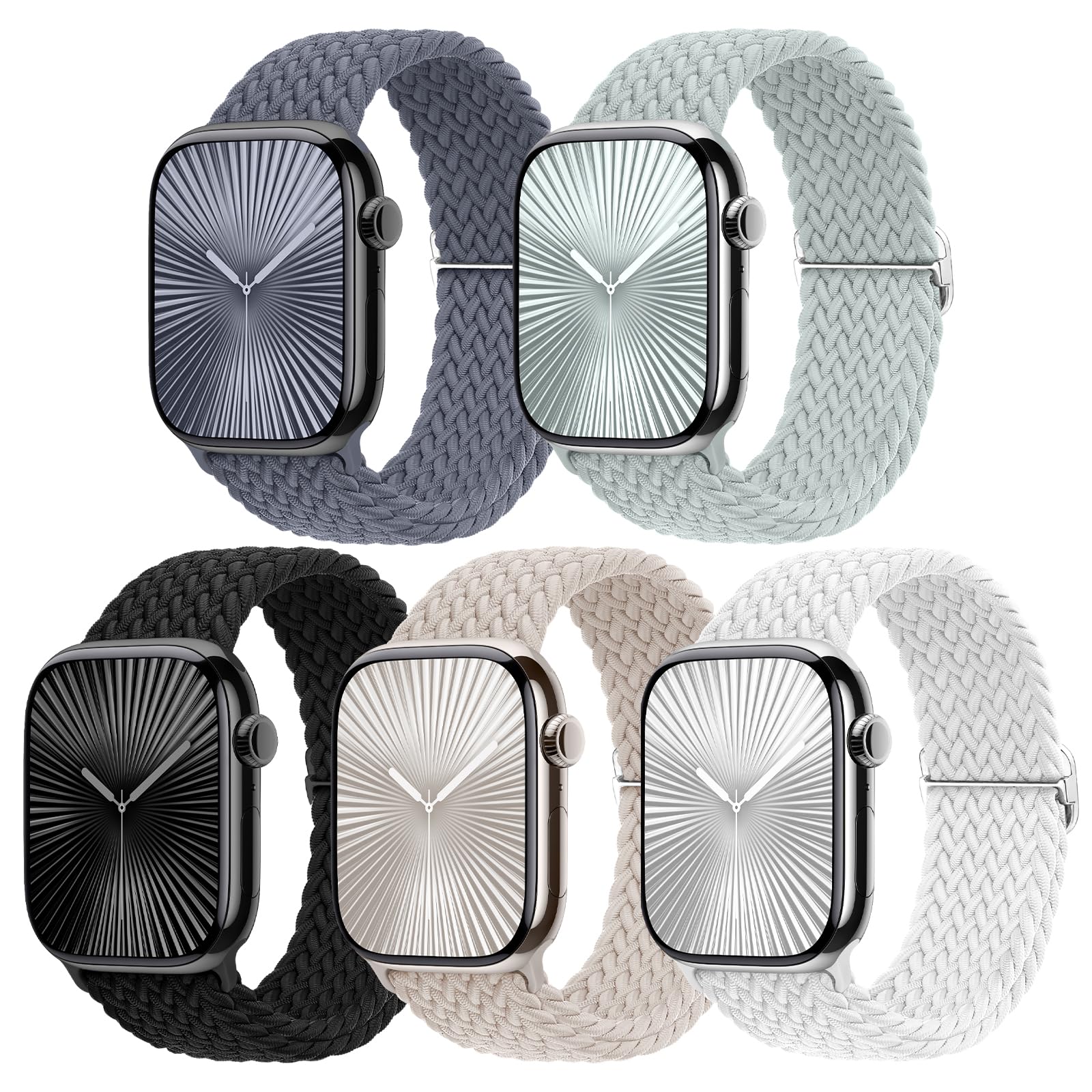 Starlight-Silver/White/Blue Gray/Series8-Succulent/Black 49MM/46MM/45MM/44MM/42MM(Series 3 2 1) Best apple watch bands in use, Apple watch band , Applewatchbands.us