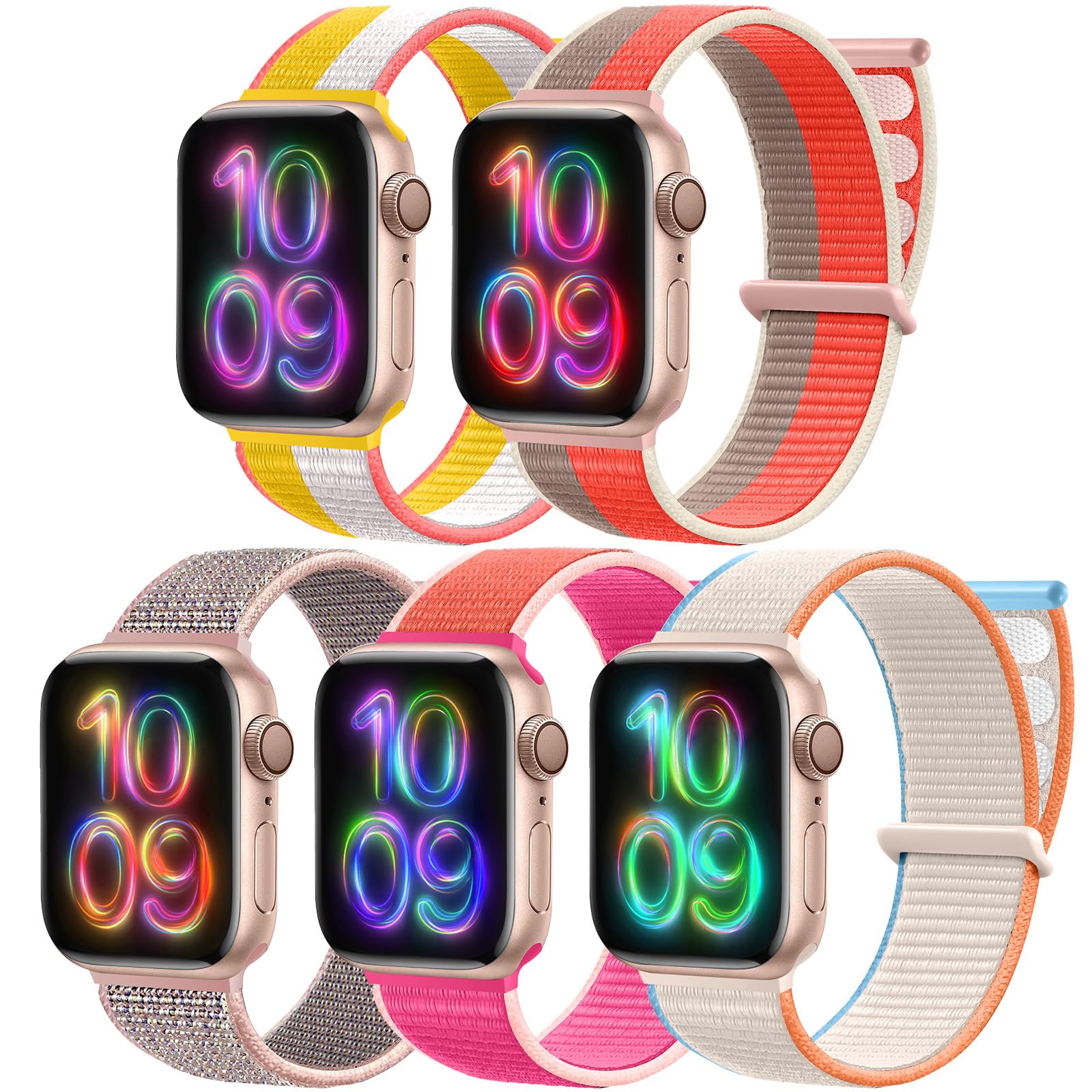 Reflective White/Dark Black/Pink Sand/Pomegranate/ice cream 38mm/40mm/41mm/42mm(Series 10) Best apple watch bands in use, Apple watch band , Applewatchbands.us