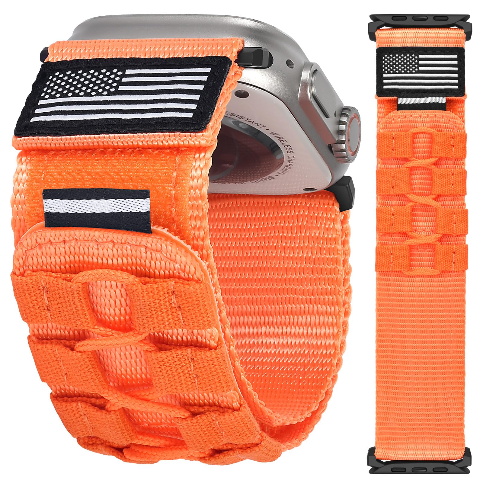 Orange 42mm/44mm/45mm/49mm/46mm Series 10 Best apple watch bands in use, Apple watch band , Applewatchbands.us