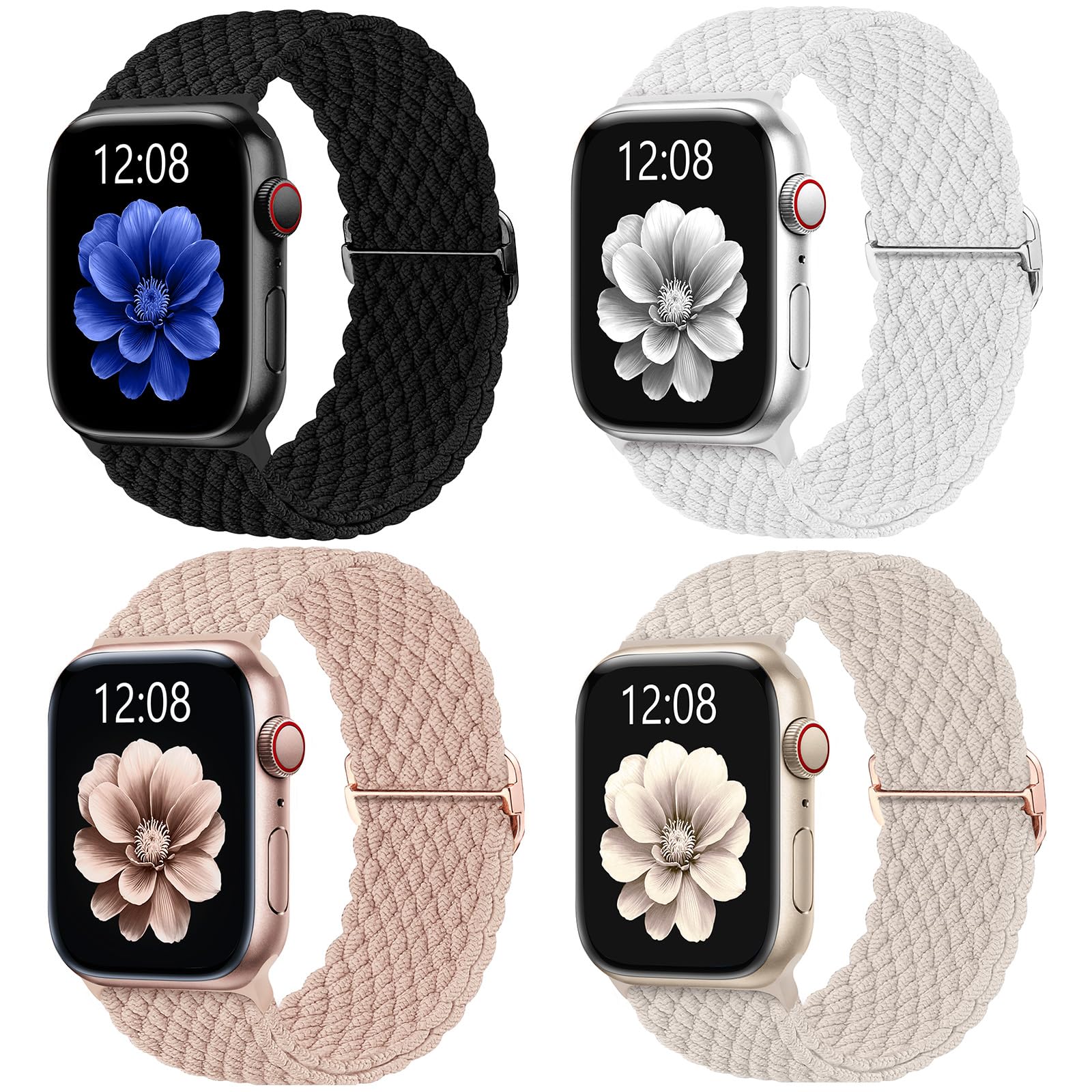 Black/Pink Sand/White/Starlight 38mm/40mm/41mm/42mm(Series 10) Best apple watch bands in use, Apple watch band , Applewatchbands.us