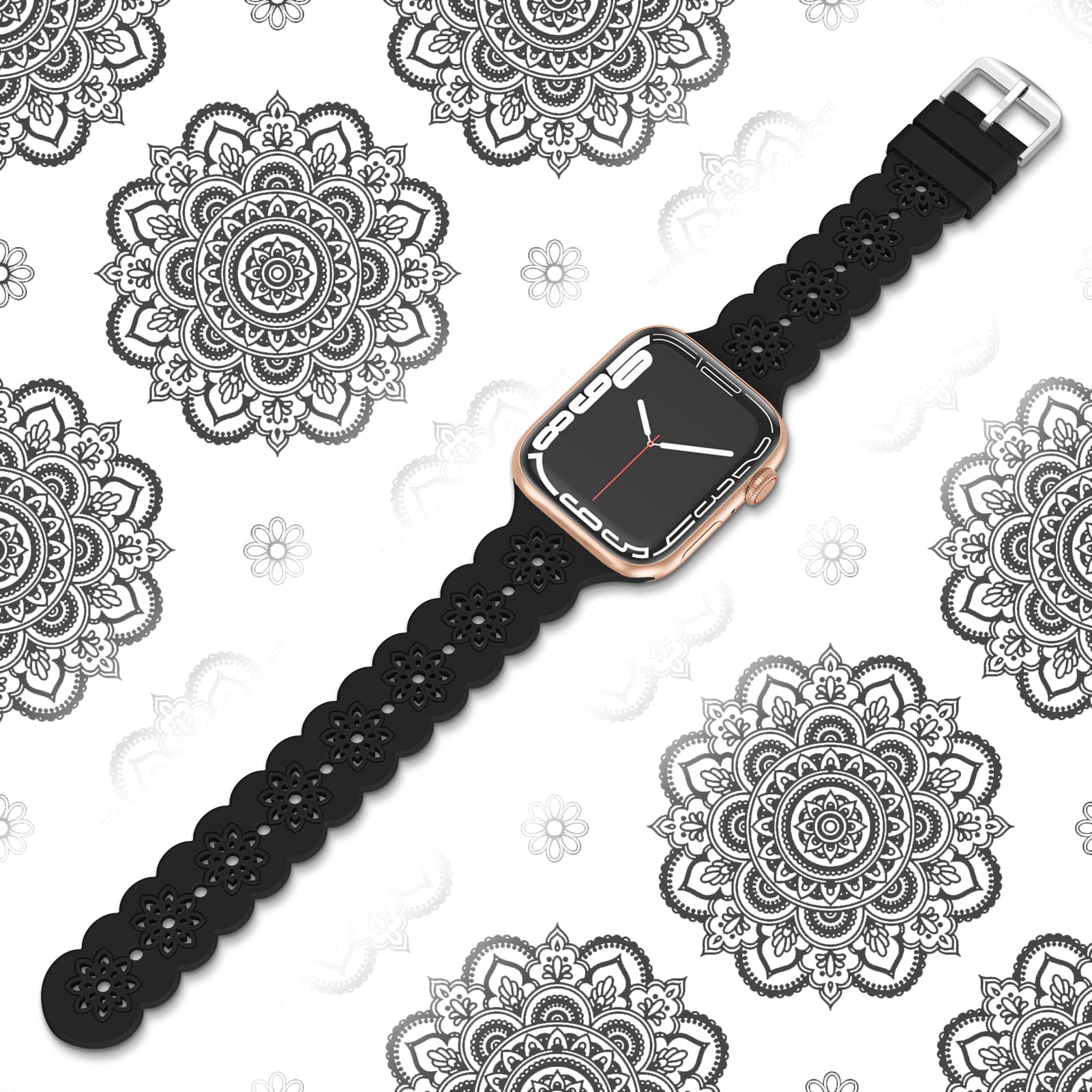 Black/Light Walnut/Pink/Smoke Violet 44/45/46/49/42mm(Series 3 2 1) Best apple watch bands in use, Apple watch band , Applewatchbands.us