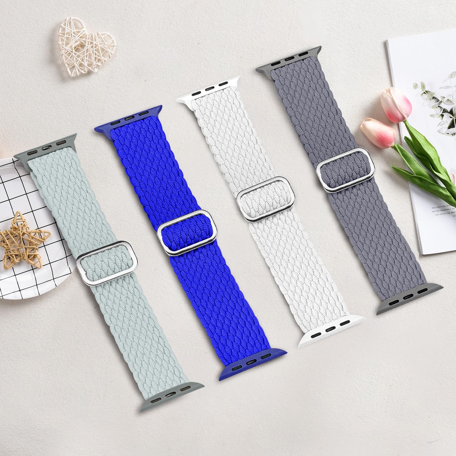 Navy Blue/Black/White/Blue Gray 38mm/40mm/41mm/42mm(Series 10) Best apple watch bands in use, Apple watch band , Applewatchbands.us