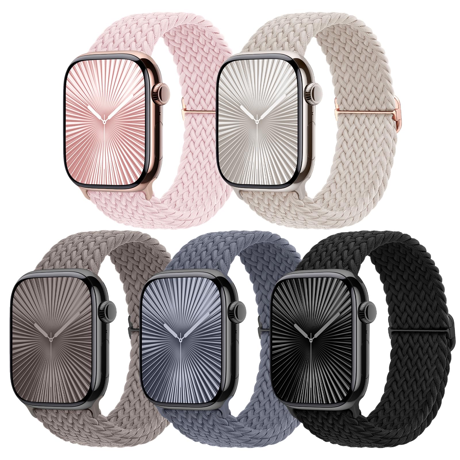 Series9-Clay/Series9-Glitter/Series8-Blue Gray/Starlight/Black 49MM/46MM/45MM/44MM/42MM(Series 3 2 1) Best apple watch bands in use, Apple watch band , Applewatchbands.us