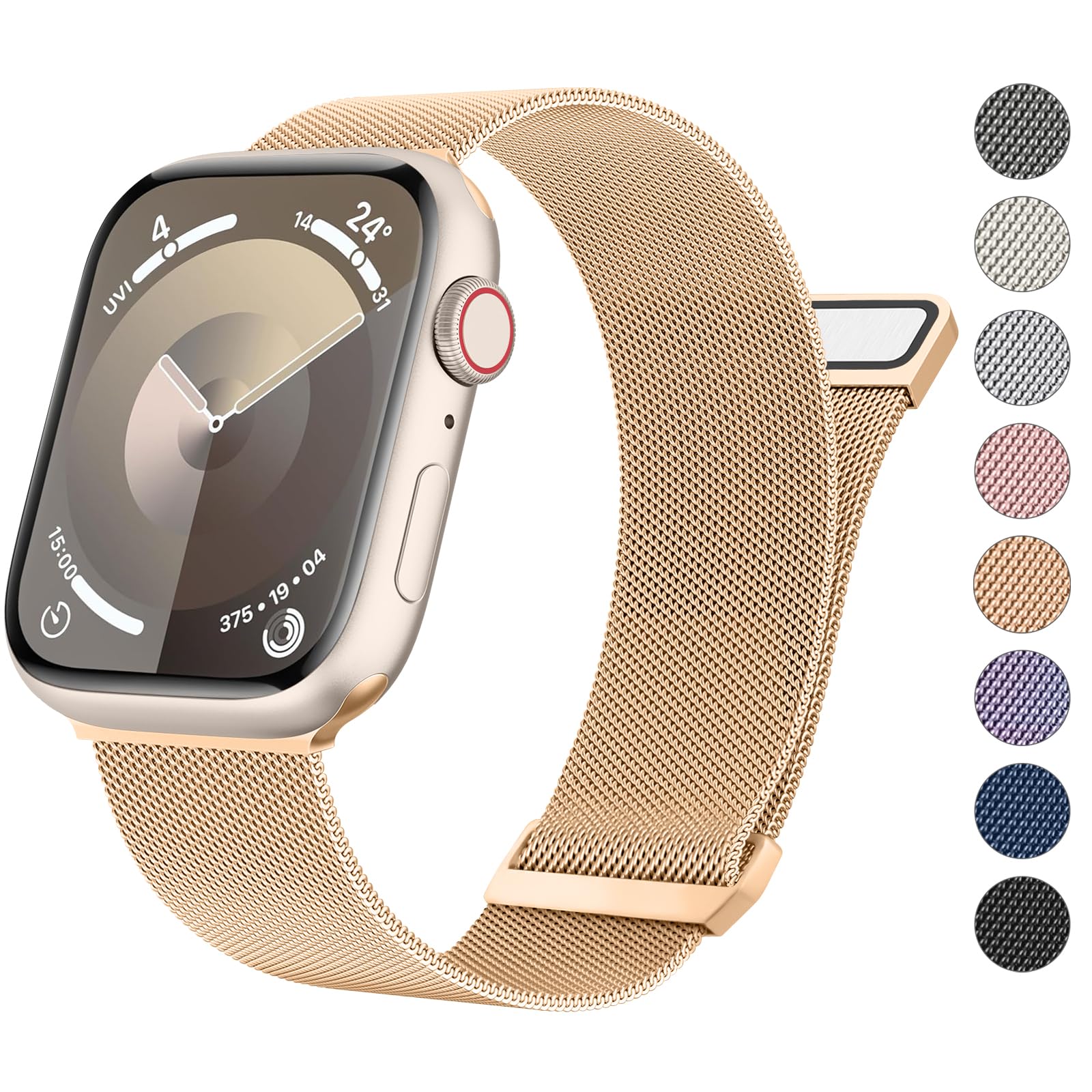 Rose Gold 42mm/44mm/45mm/49mm Best apple watch bands in use, Apple watch band , Applewatchbands.us