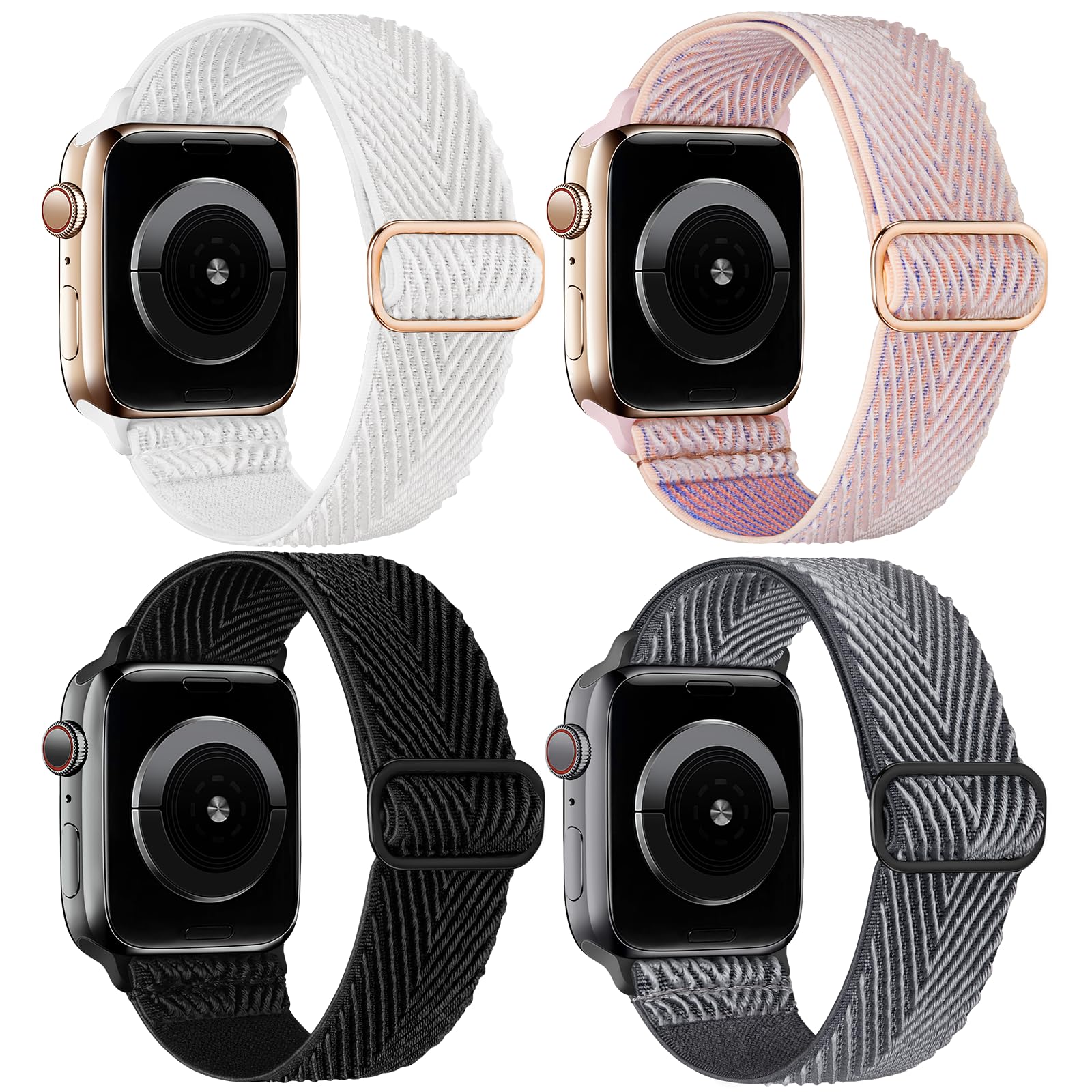 White/PinkSand/Black/Grey 38mm/40mm/41mm/42mm(Series 10) Best apple watch bands in use, Apple watch band , Applewatchbands.us