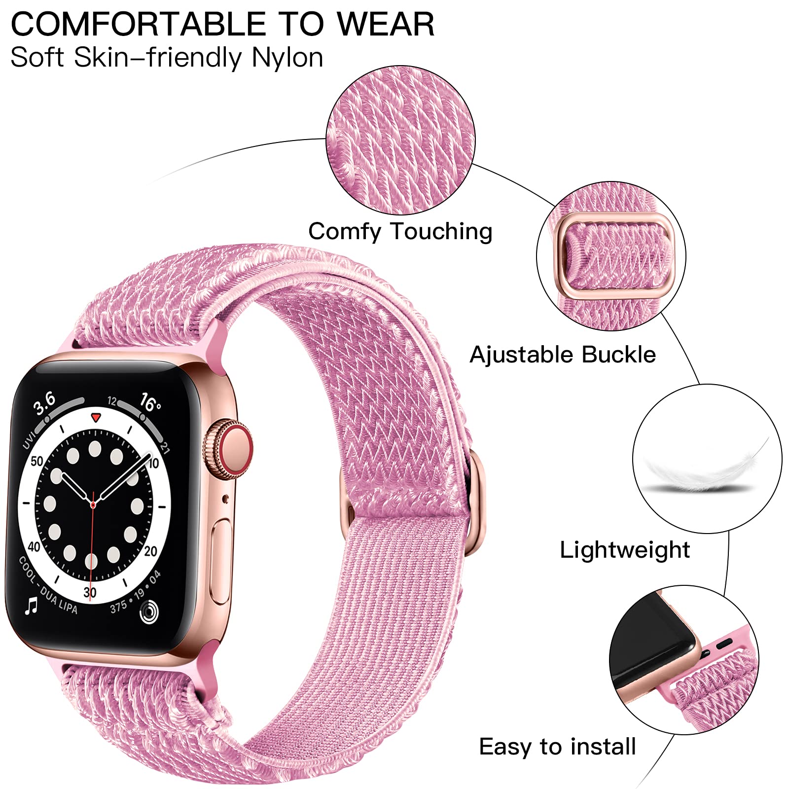 Lavender 38mm/40mm/41mm Best apple watch bands in use, Apple watch band , Applewatchbands.us