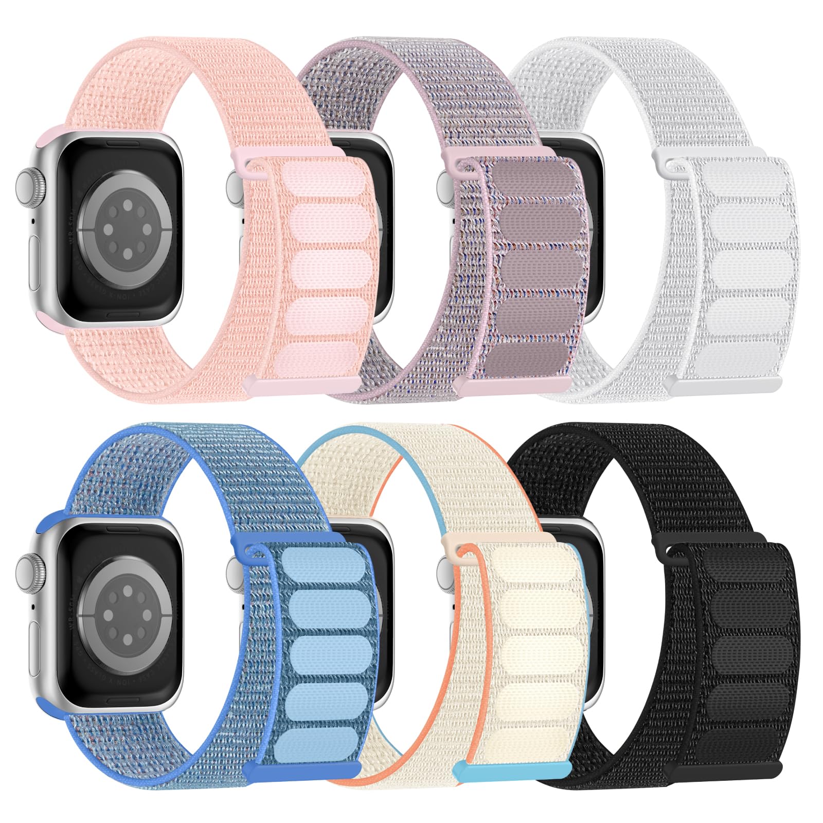 Pink /Pink Sand/Reflective White/Lake Blue/Light Beige/Black 38/40/41mm/42mm(Series 10) Best apple watch bands in use, Apple watch band , Applewatchbands.us