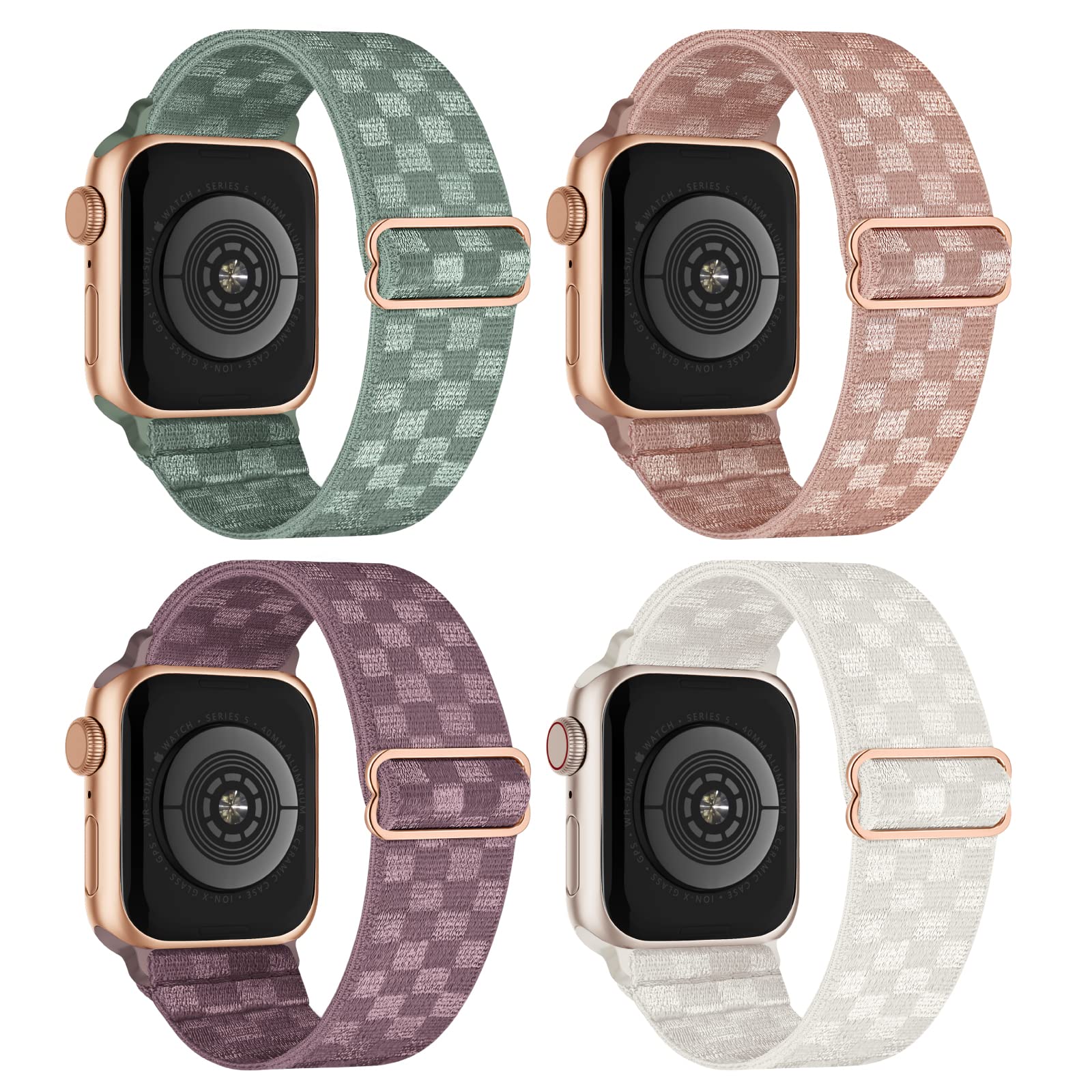 Pink/SmokePurple/Starlight/Cactus 38mm/40mm/41mm/42mm(Series 10) Best apple watch bands in use, Apple watch band , Applewatchbands.us