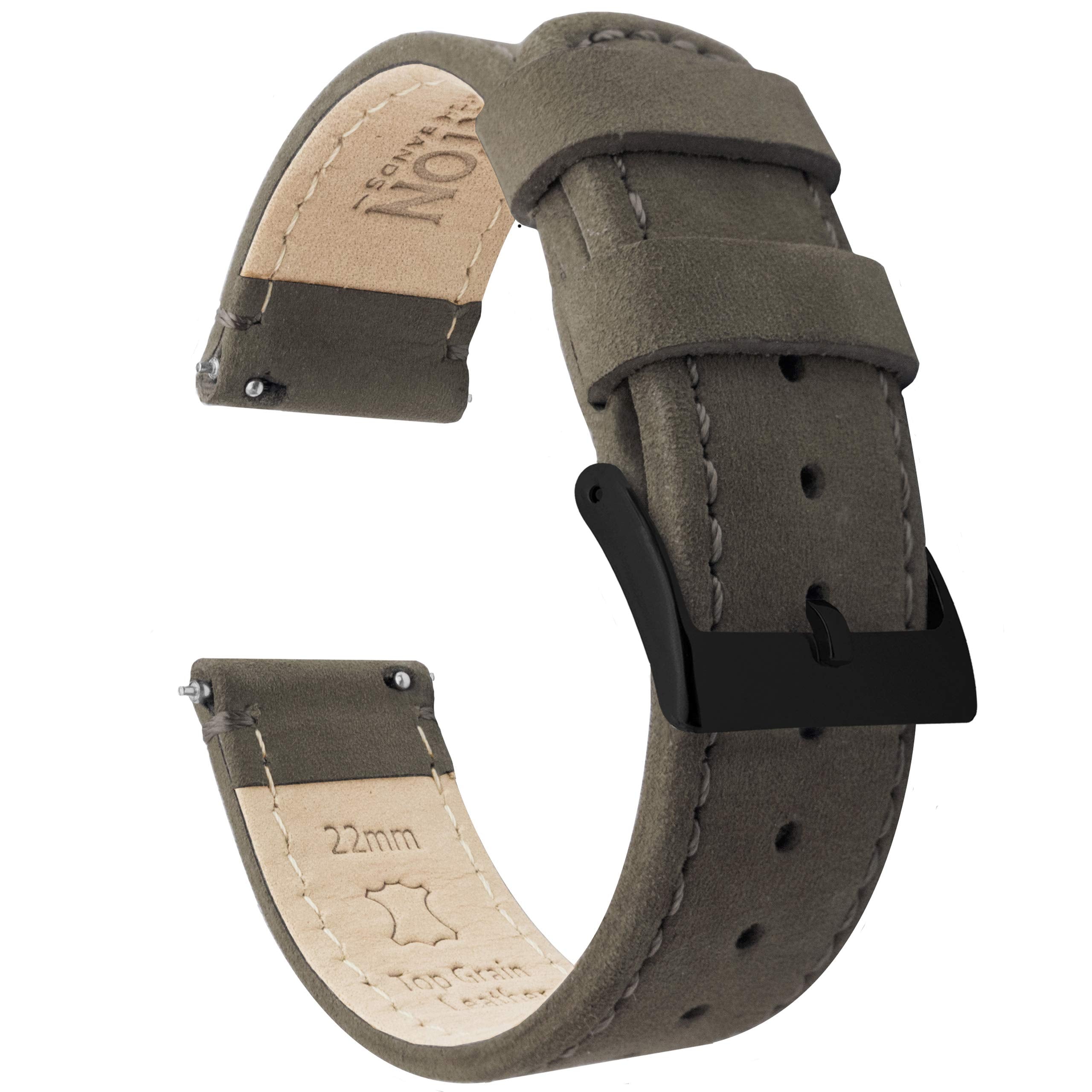 Espresso Leather / Espresso Stitching 24mm Best apple watch bands in use, Apple watch band , Applewatchbands.us