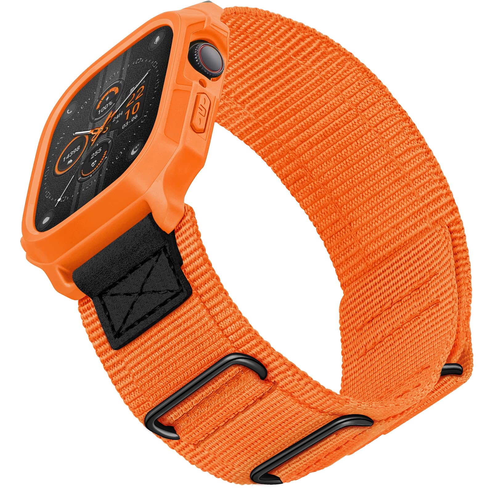 Orange 44mm 45mm Best apple watch bands in use, Apple watch band , Applewatchbands.us