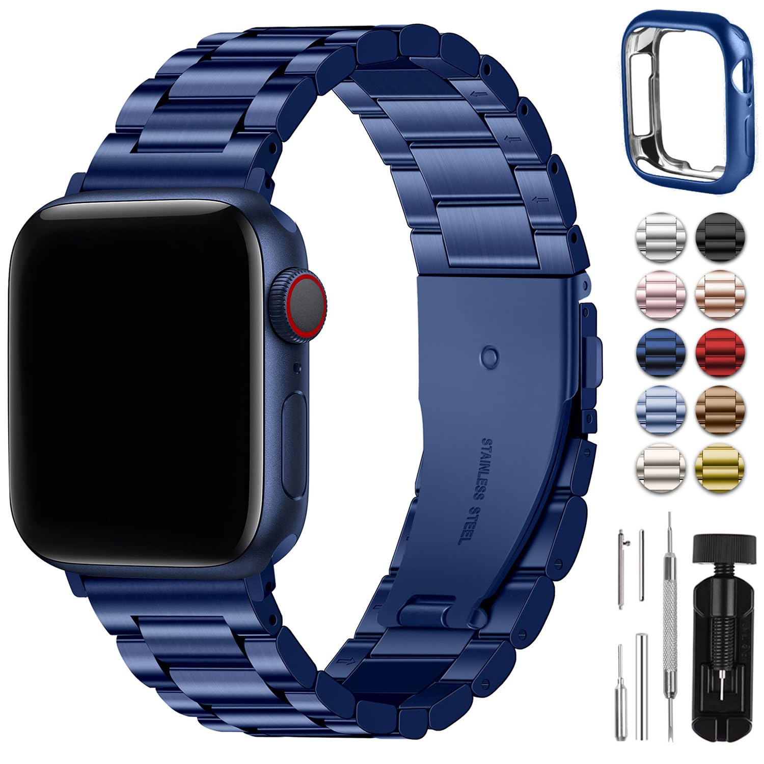 42mm 44mm 45mm Black Best apple watch bands in use, Apple watch band , Applewatchbands.us