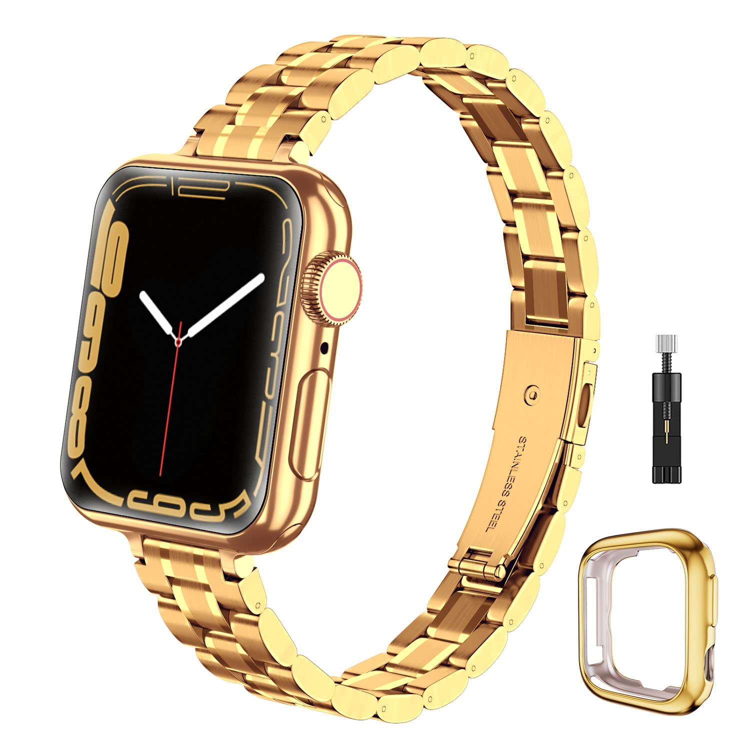 S-Gold 38mm/40mm/41mm Best apple watch bands in use, Apple watch band , Applewatchbands.us
