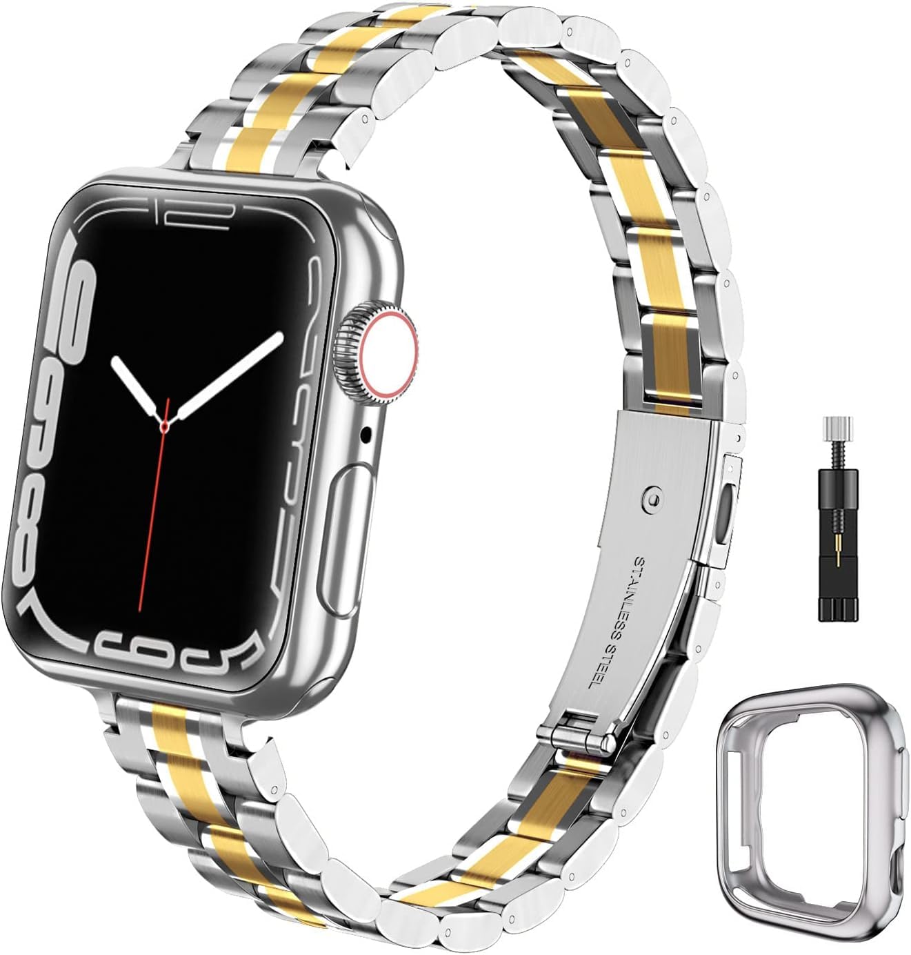 Gold 42mm/44mm/45mm Best apple watch bands in use, Apple watch band , Applewatchbands.us