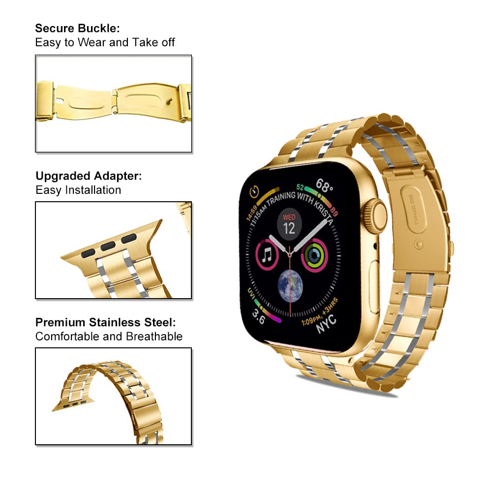 Gold 38mm/40mm/41mm Best apple watch bands in use, Apple watch band , Applewatchbands.us